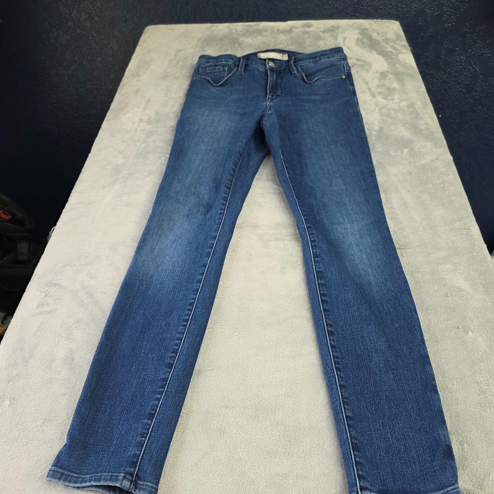Athleta Skinny Jeans Women 8  Medium Wash Blue Denim Pants